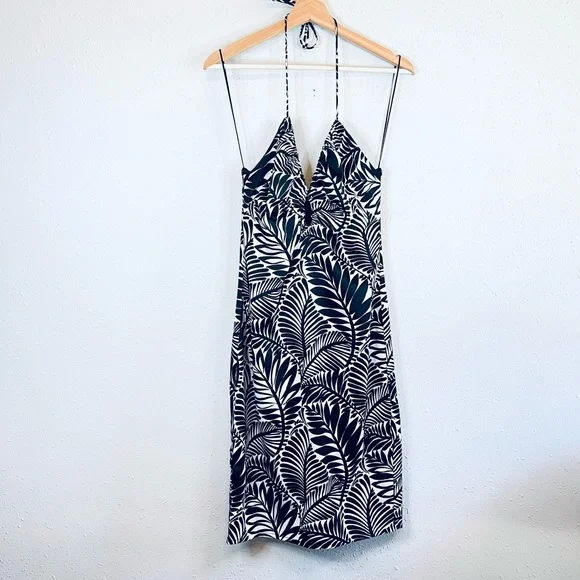 Christian Lacroix Botanical Print Keyhole Satin Mini Cocktail Dress Sz XS NWT - Picture 6 of 16